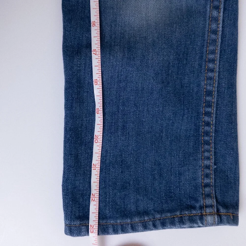 Levis blue hem